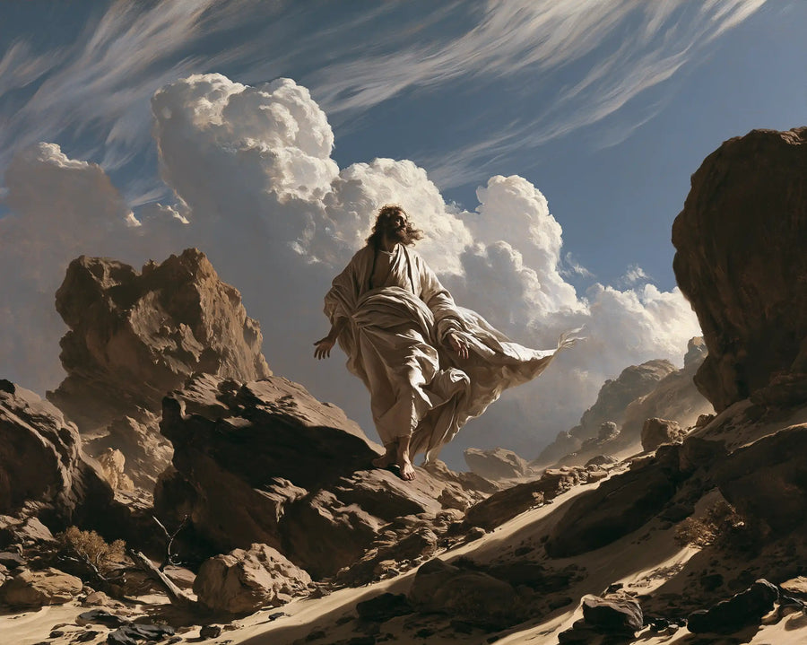 Jesus in the Desert - Theatrical Baroque · Landscape n° 7
