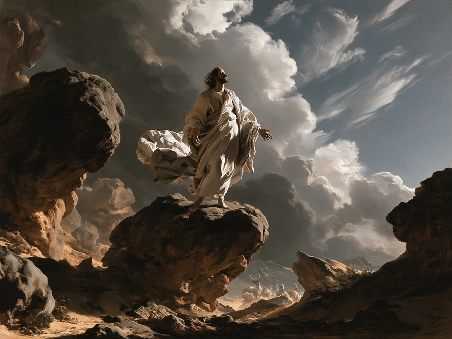 Jesus in the Desert - Theatrical Baroque · Landscape n° 12