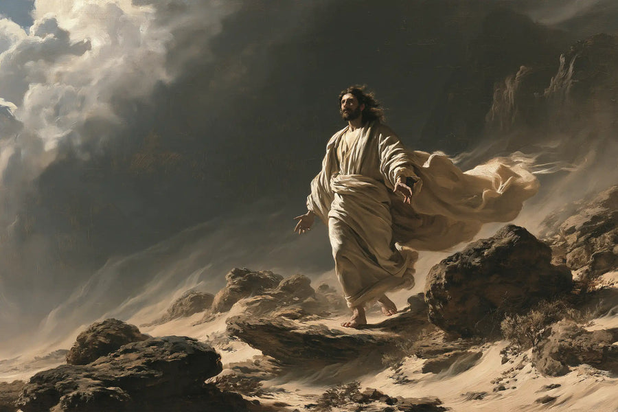 Jesus in the Desert - Theatrical Baroque · Landscape n° 16