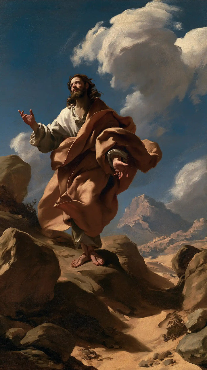 Jesus in the Desert - Theatrical Baroque · Portrait n° 14