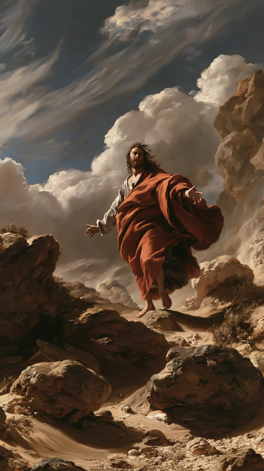 Jesus in the Desert - Theatrical Baroque · Portrait n° 15