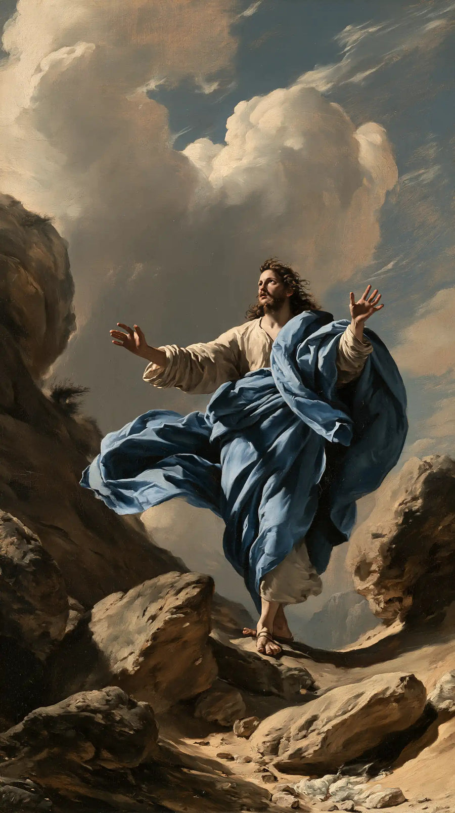 Jesus in the Desert - Theatrical Baroque · Portrait n° 16