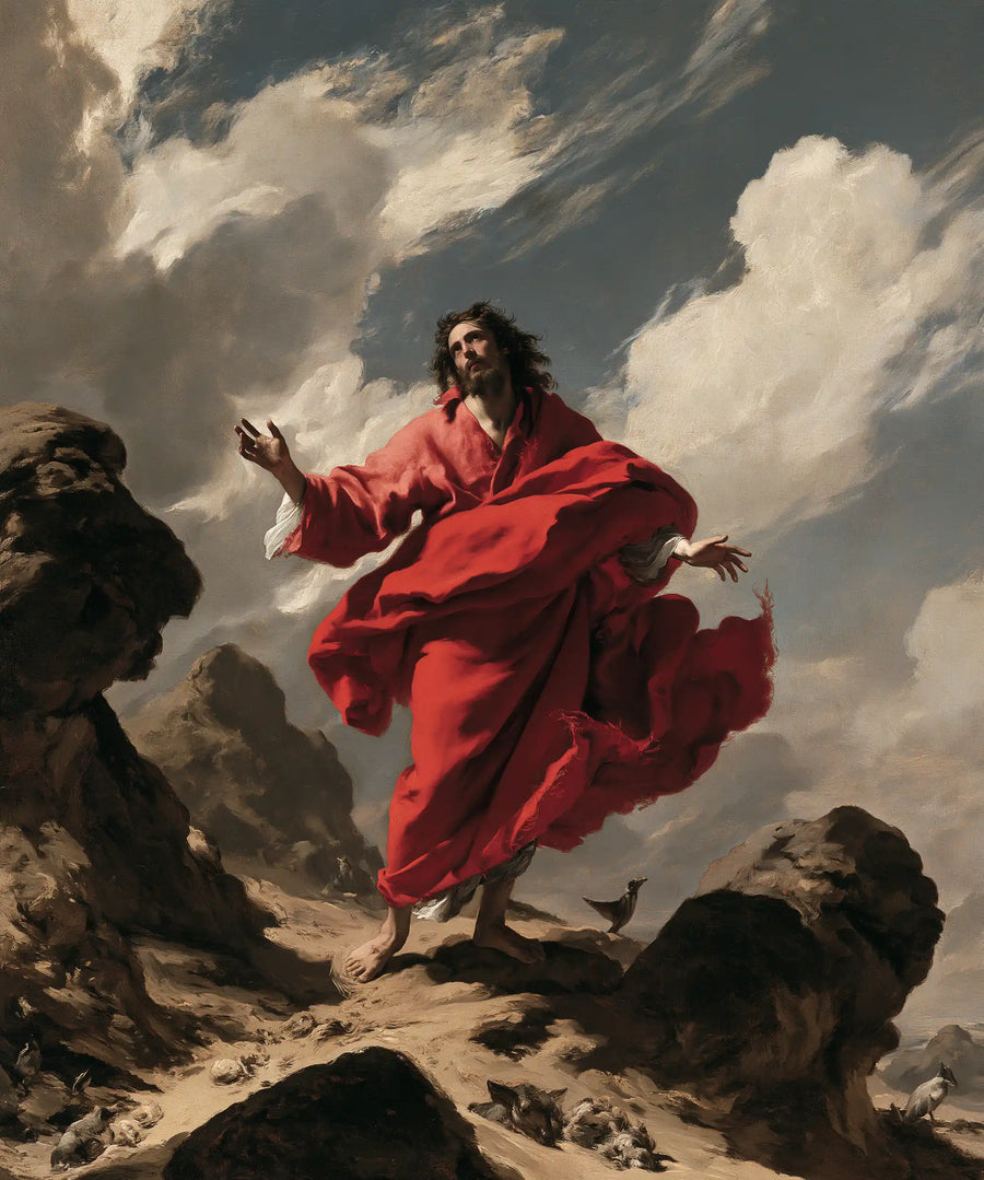 Jesus in the Desert - Theatrical Baroque · Portrait n° 42