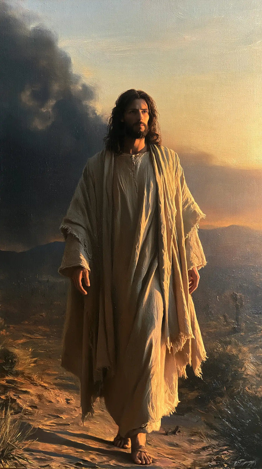 Jesus in the Desert - Victory Over Temptation · Portrait n° 6