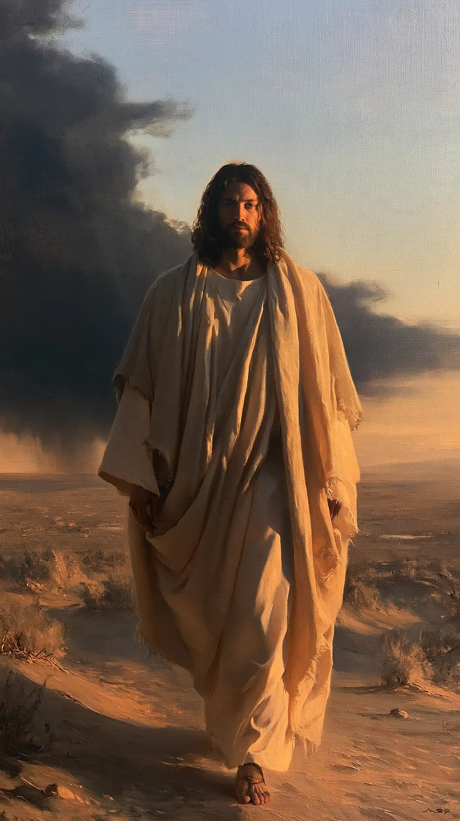 Jesus in the Desert - Victory Over Temptation · Portrait n° 9