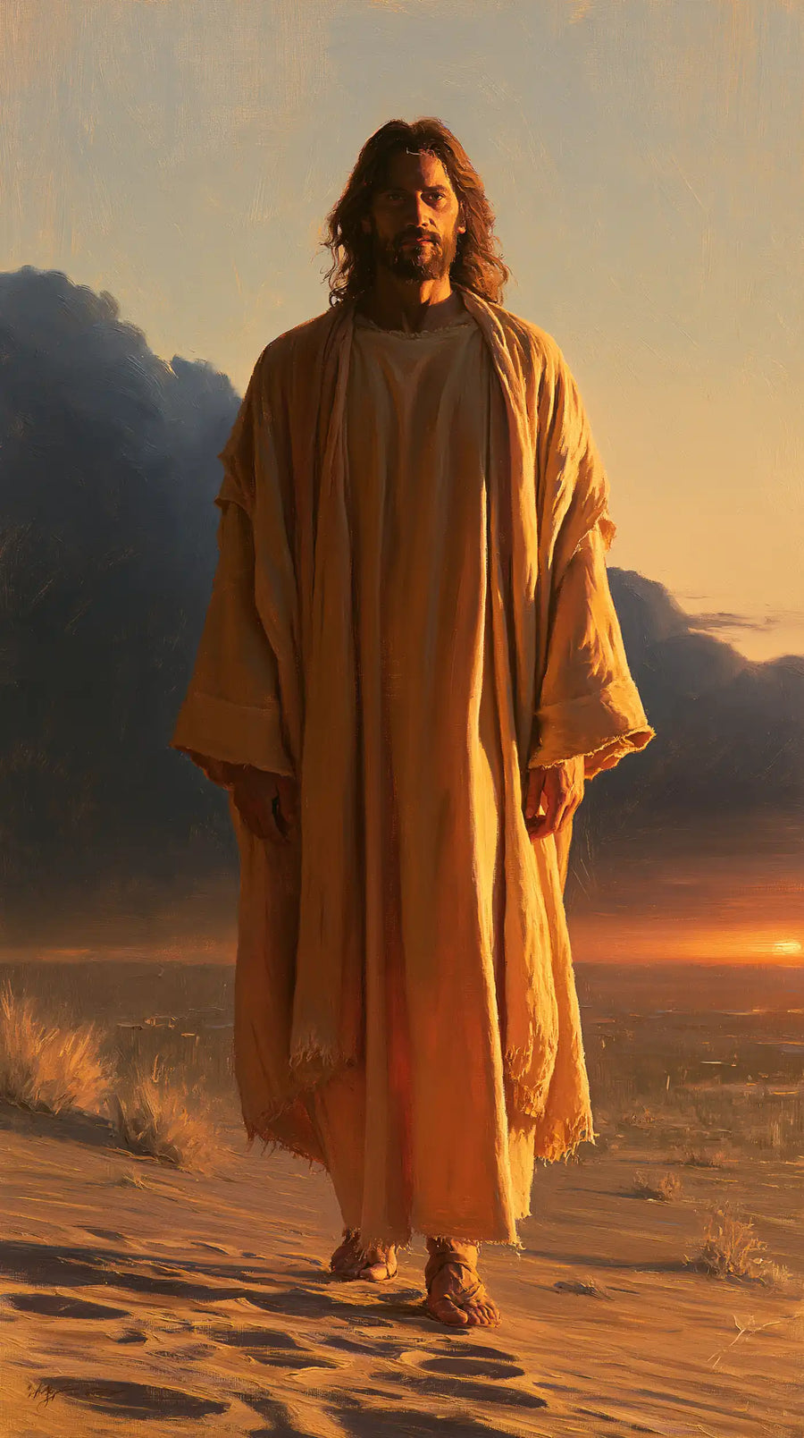 Jesus in the Desert - Victory Over Temptation · Portrait n° 26