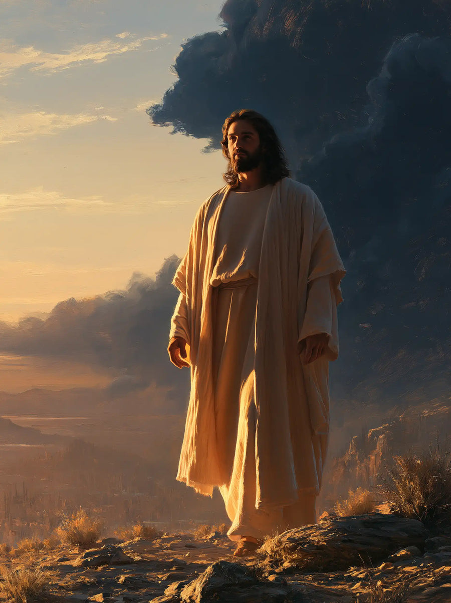 Jesus in the Desert - Victory Over Temptation · Portrait n° 30