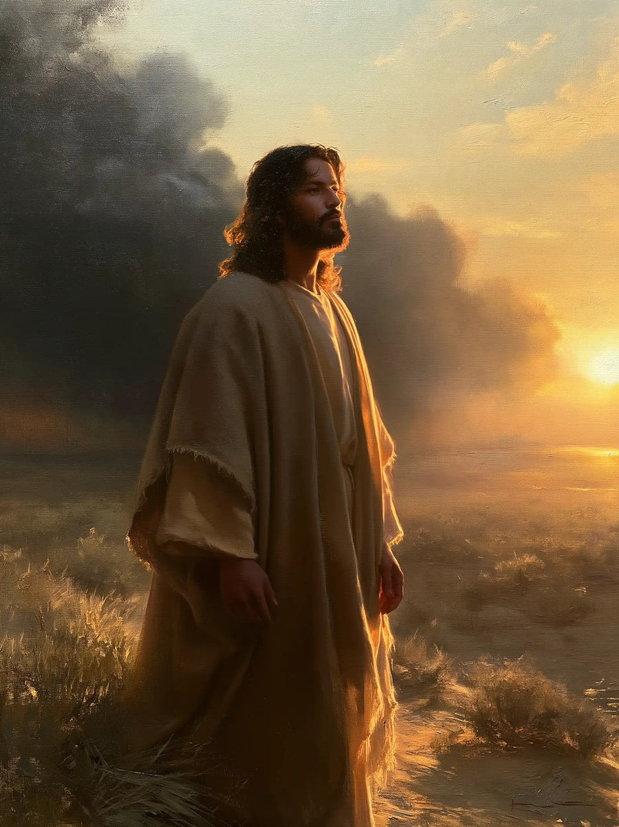 Jesus in the Desert - Victory Over Temptation · Portrait n° 32