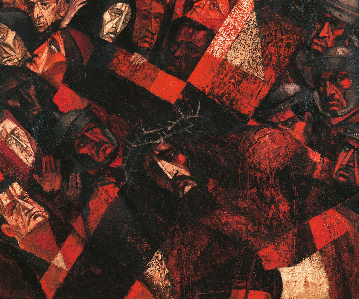 Le stazioni della Via Crucis - Espressionista · Paesaggio n° 2