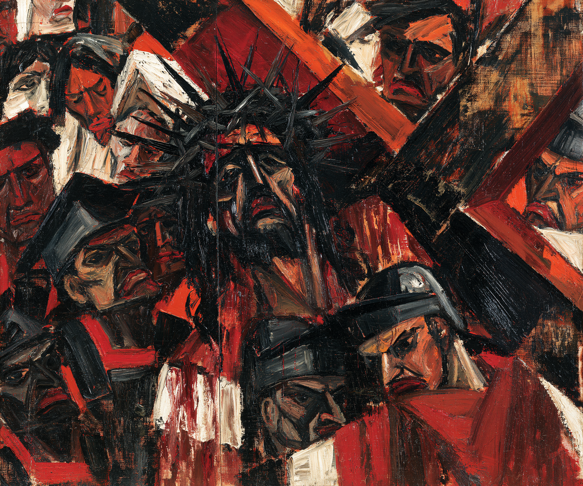 Le stazioni della Via Crucis - Espressionista · Paesaggio n° 3