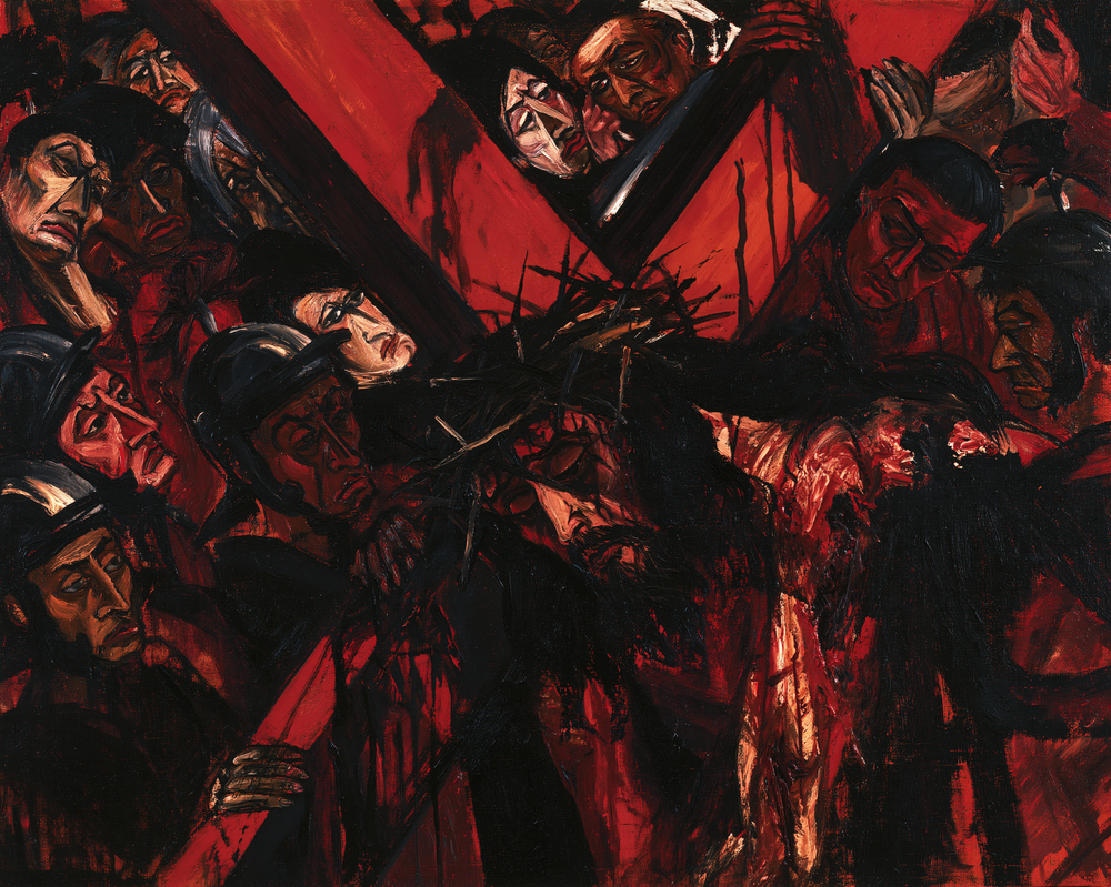 Le stazioni della Via Crucis - Espressionista · Paesaggio n° 4 - Arte cristiana