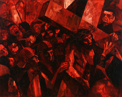 Le stazioni della Via Crucis - Espressionista · Paesaggio n° 7
