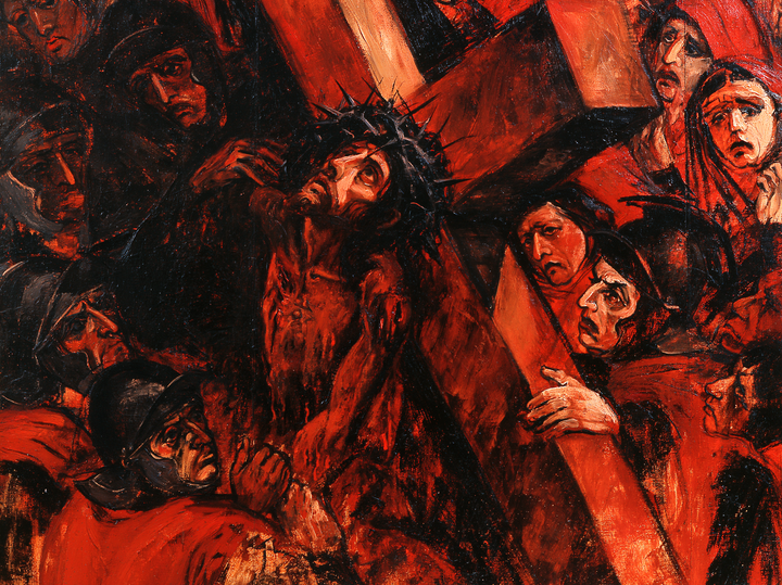 Le stazioni della Via Crucis - Espressionista · Paesaggio n° 8