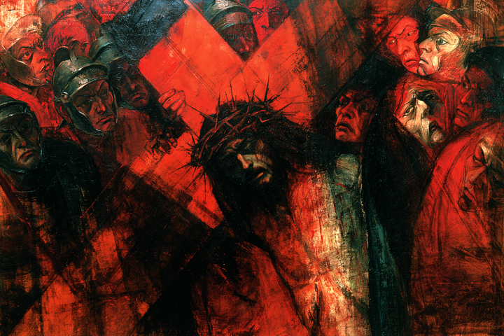 Le stazioni della Via Crucis - Espressionista · Paesaggio n° 11