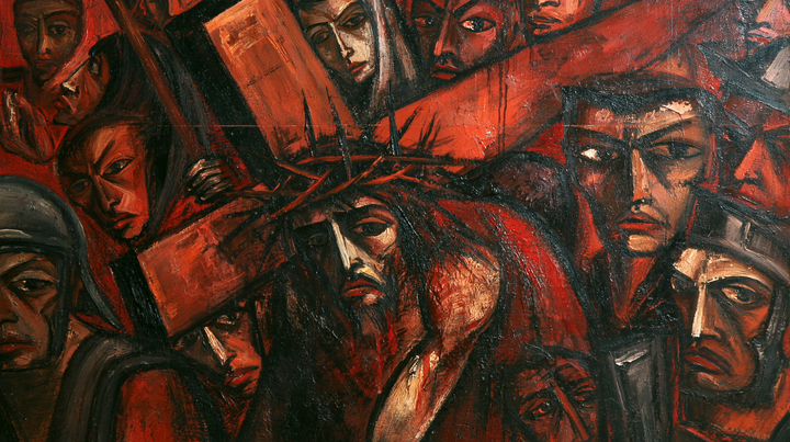 Le stazioni della Via Crucis - Espressionista · Paesaggio n° 16