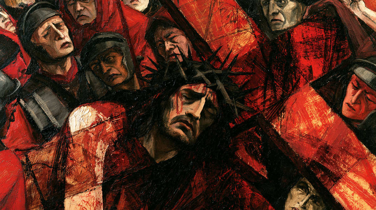 Le stazioni della Via Crucis - Espressionista · Paesaggio n° 18