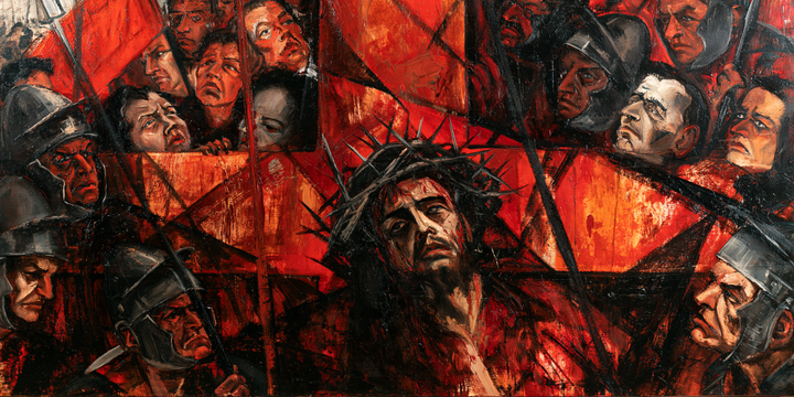 Le stazioni della Via Crucis - Espressionista · Paesaggio n° 19
