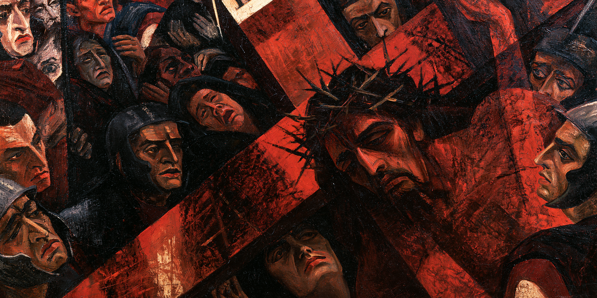 Le stazioni della Via Crucis - Espressionista · Paesaggio n° 22