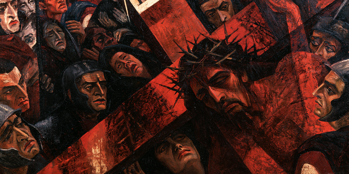 Le stazioni della Via Crucis - Espressionista · Paesaggio n° 22