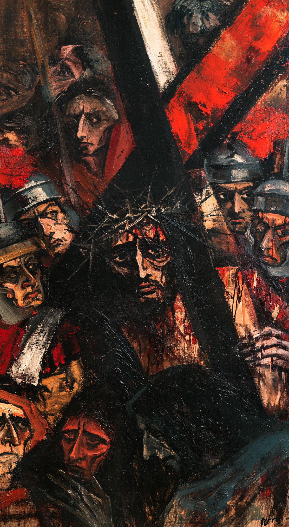 Le stazioni della Via Crucis - Espressionista · Ritratto n° 6