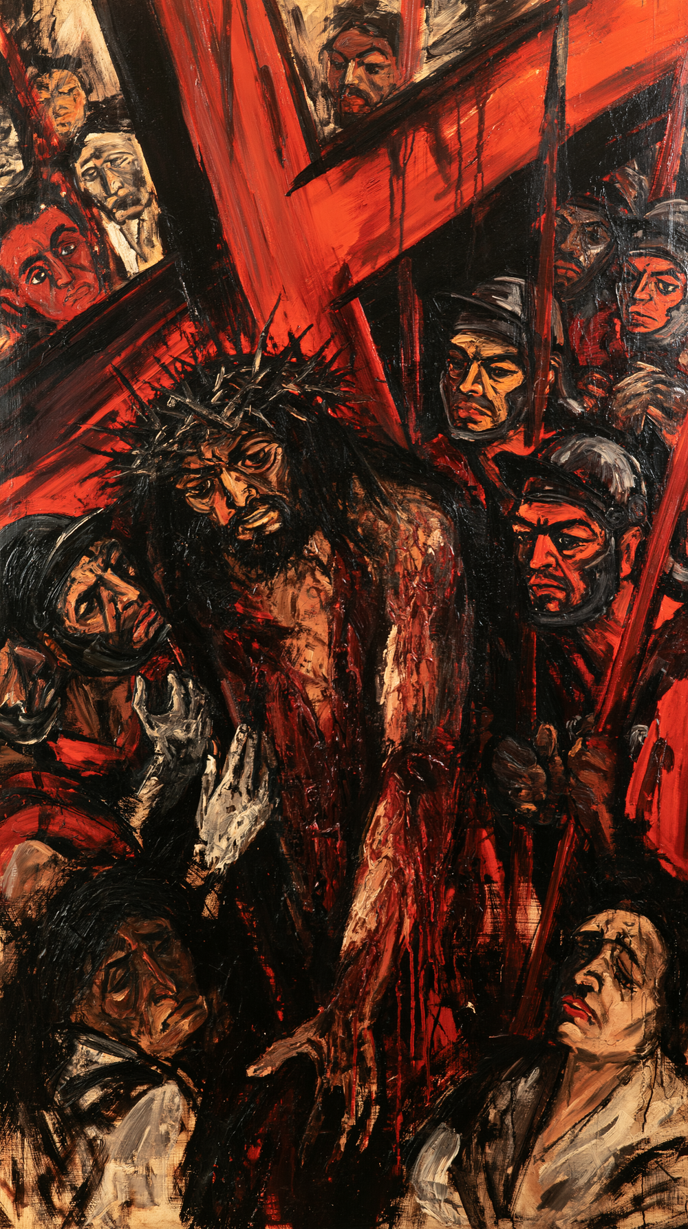 Le stazioni della Via Crucis - Espressionista · Ritratto n° 8 - Arte cristiana