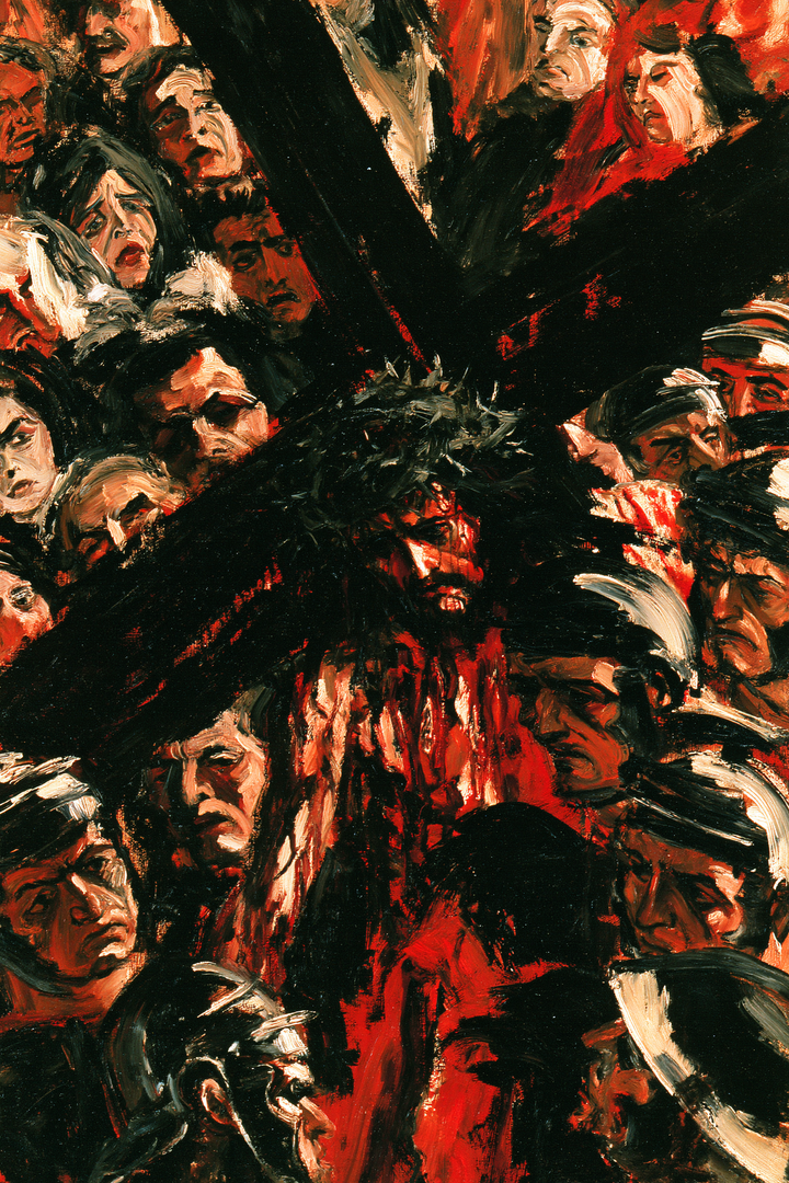 Le stazioni della Via Crucis - Espressionista · Ritratto n° 9