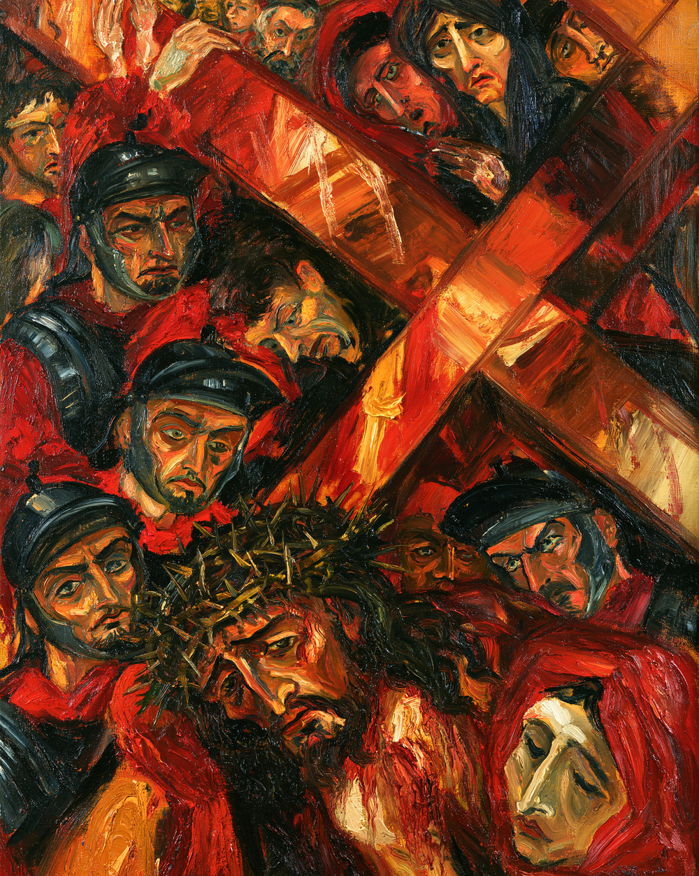 Le stazioni della Via Crucis - Espressionista · Ritratto n° 15 - Arte cristiana