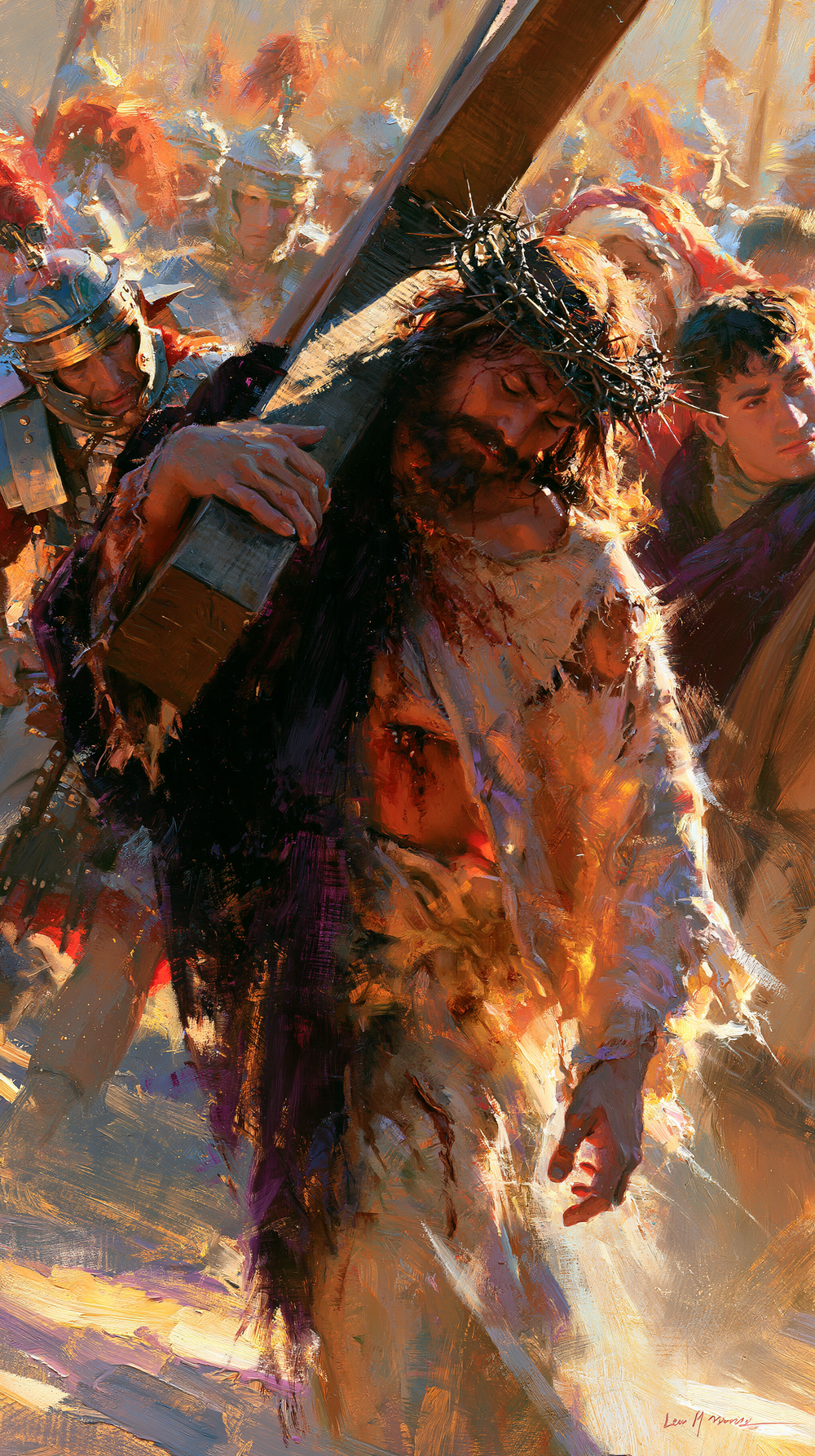 Le stazioni della Via Crucis - Impressionista · Ritratto n° 5 - Arte cristiana