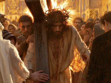 Le stazioni della Via Crucis - Sacro d'Oro · Paesaggio n° 6