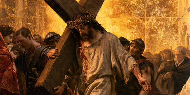 Le stazioni della Via Crucis - Sacro d'Oro · Paesaggio n° 12