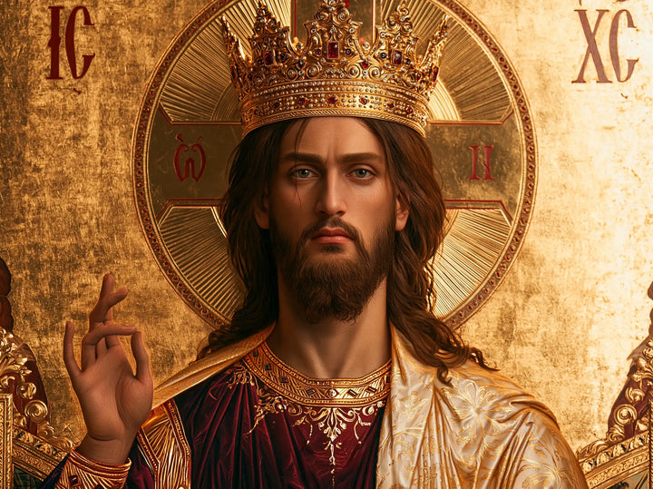 Jesus the King - Contemporary Byzantine · Landscape n° 1