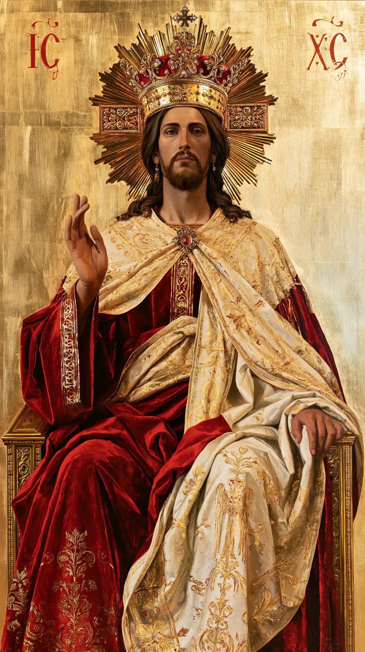 Jesus the King - Contemporary Byzantine · Portrait n° 1