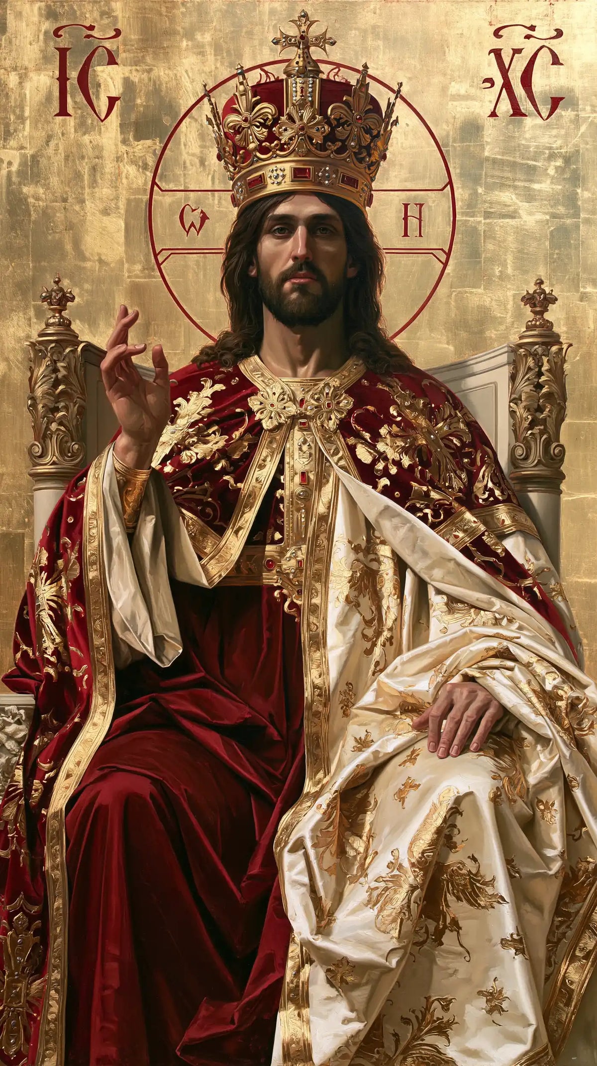 Jesus the King - Contemporary Byzantine · Portrait n° 6