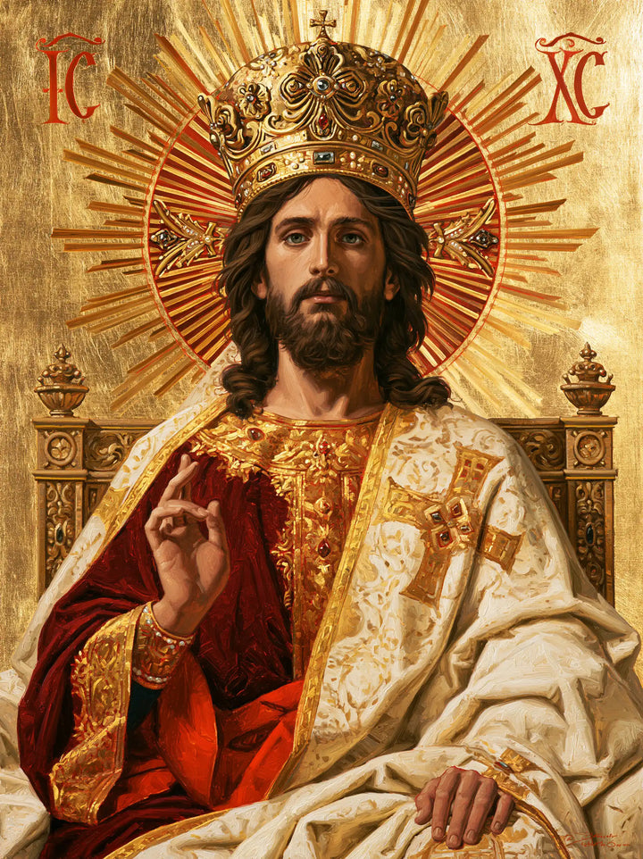 Jesus the King - Contemporary Byzantine · Portrait n° 15