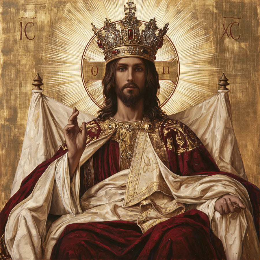 Jesus the King - Contemporary Byzantine · Square n° 5