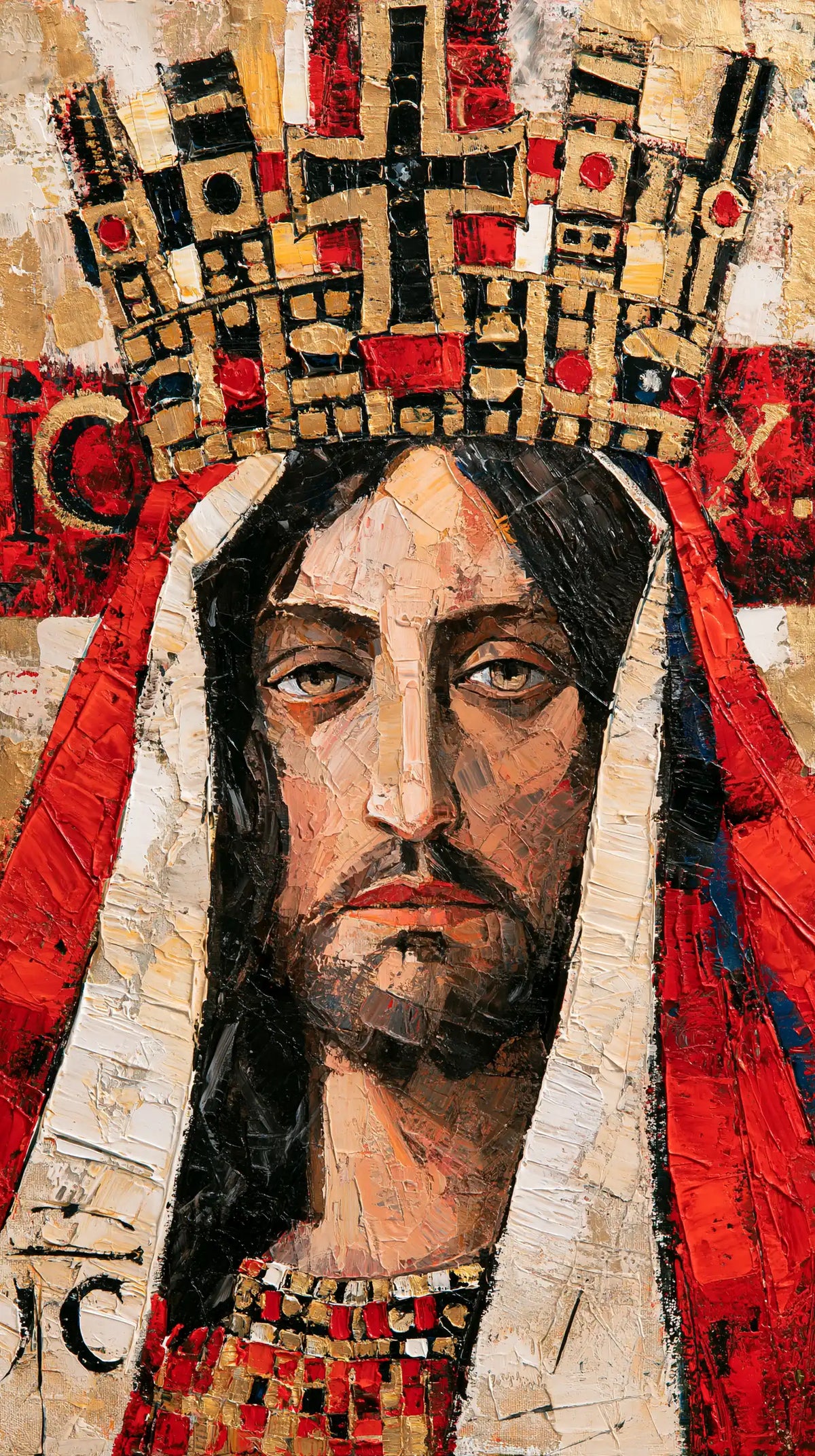 Jesus the King - Expressionist · Portrait n° 1