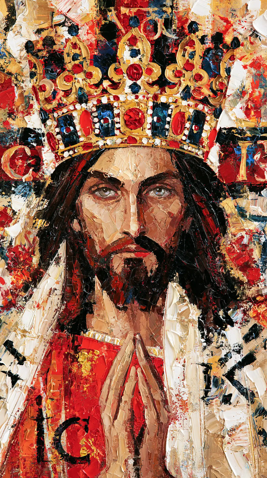 Jesus the King - Expressionist · Portrait n° 2