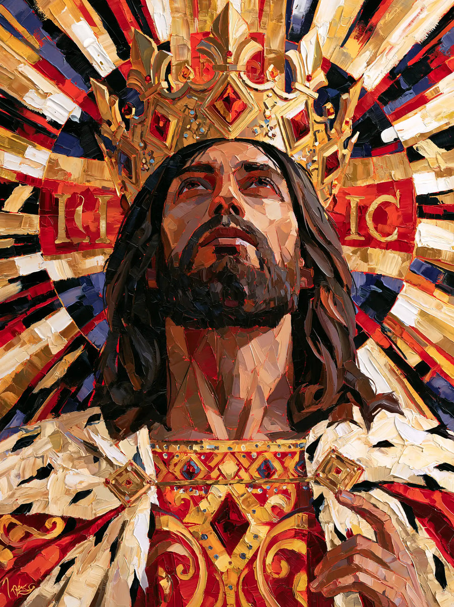 Jesus the King - Expressionist · Portrait n° 10