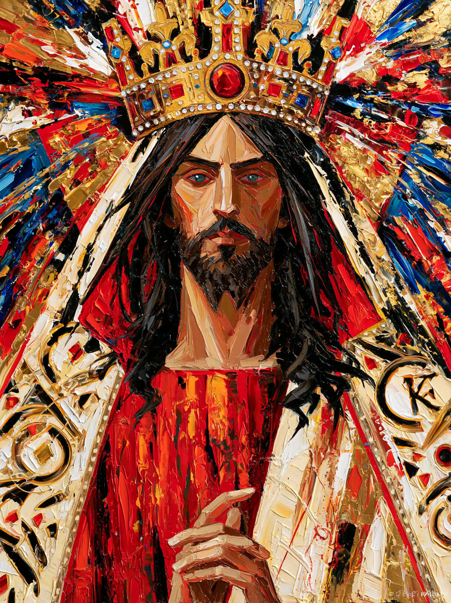 Jesus the King - Expressionist · Portrait n° 12