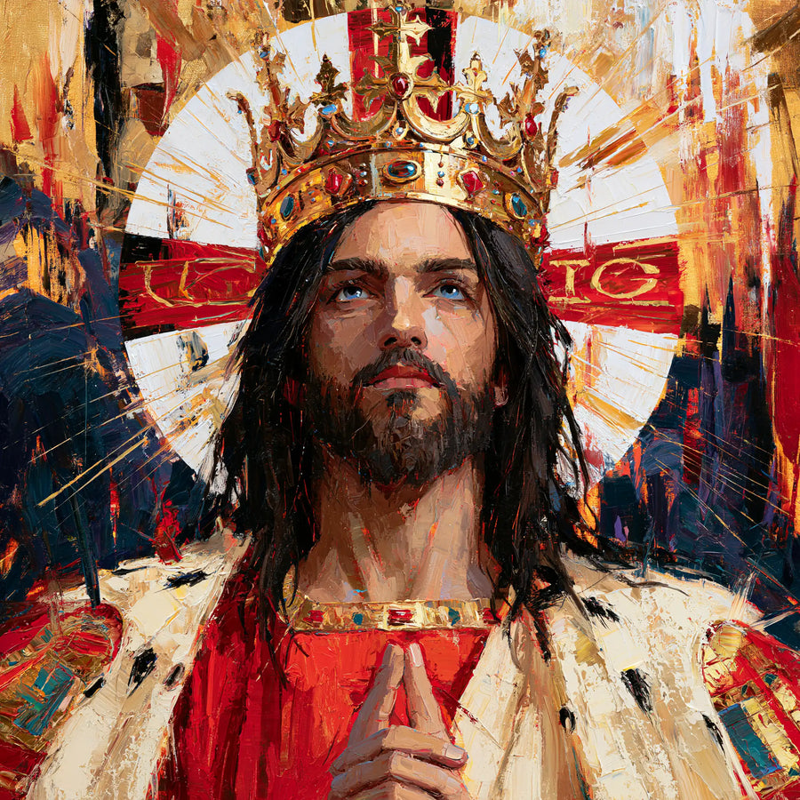 Jesus the King - Expressionist · Square n° 5