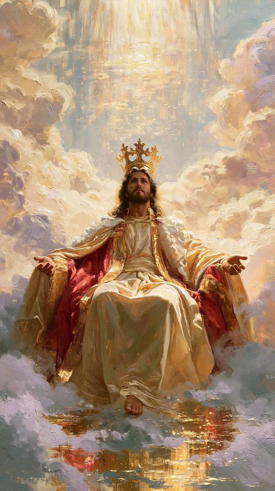 Jesus the King - Impressionist · Portrait n° 3