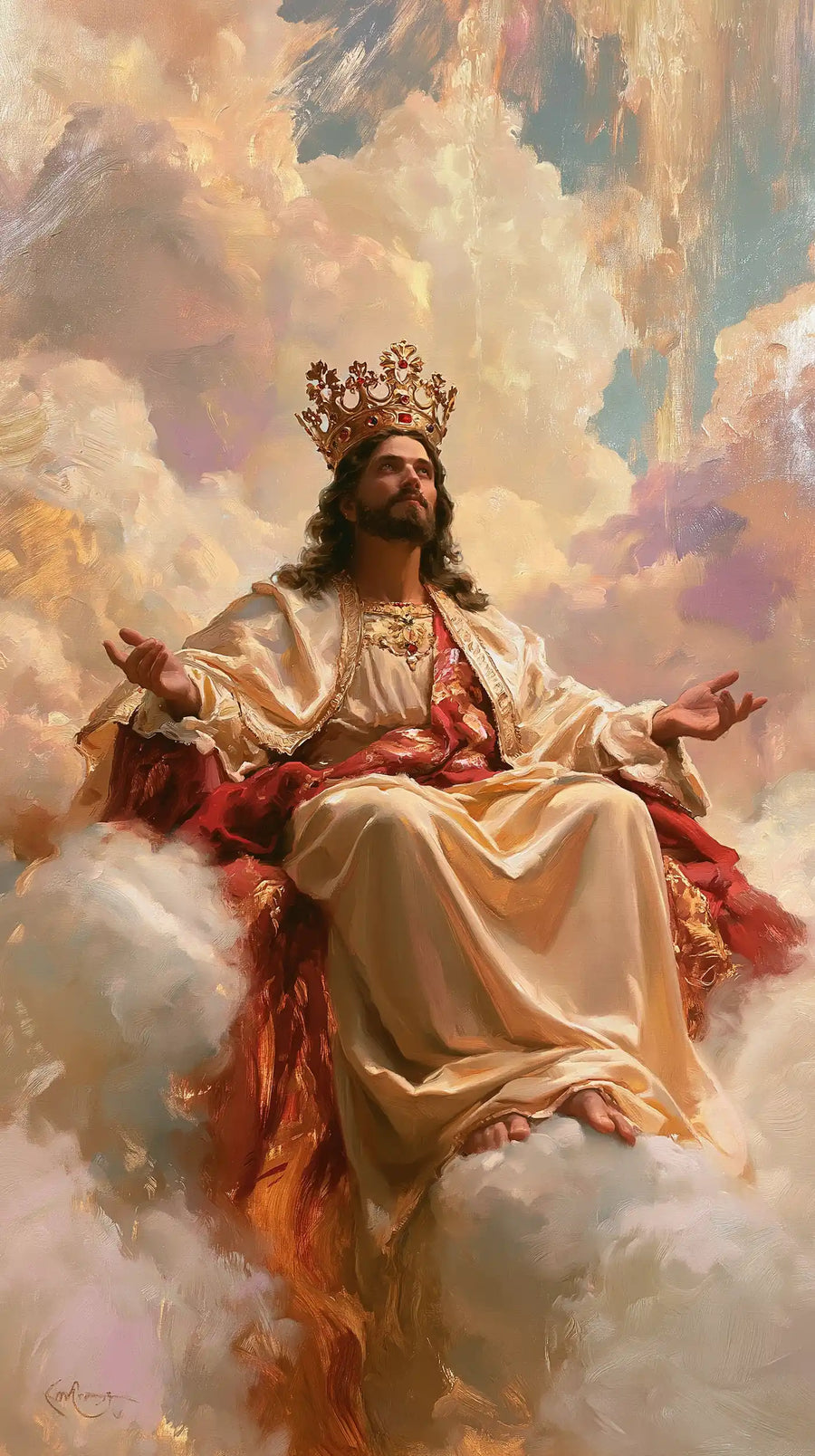 Jesus the King - Impressionist · Portrait n° 4