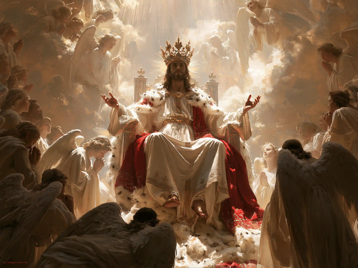 Jesus the King - Jesus the King with Angels · Landscape n° 2