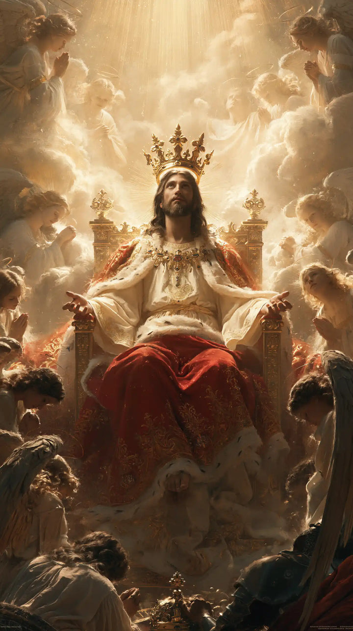 Jesus the King - Jesus the King with Angels · Portrait n° 1