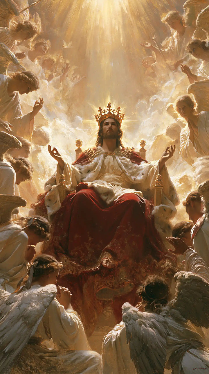 Jesus the King - Jesus the King with Angels · Portrait n° 2