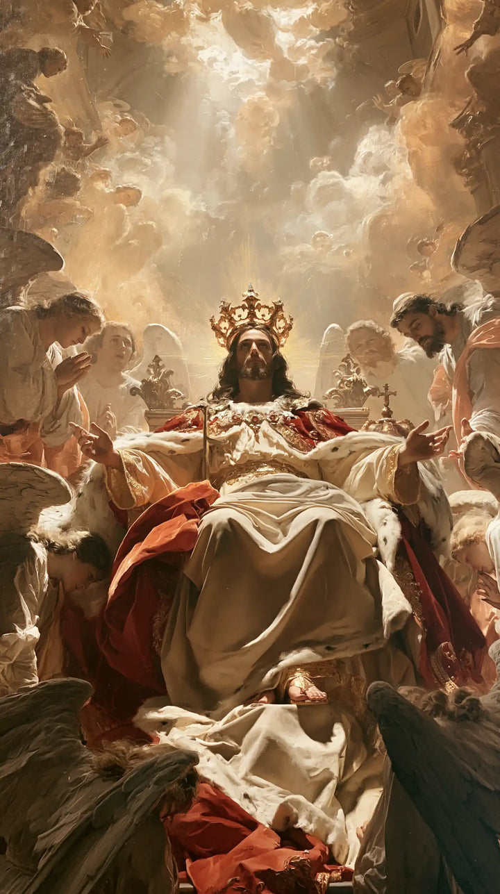 Jesus the King - Jesus the King with Angels · Portrait n° 4