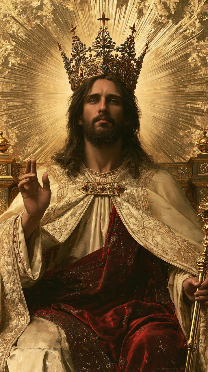 Jesus the King - Sacred Gold · Portrait n° 6