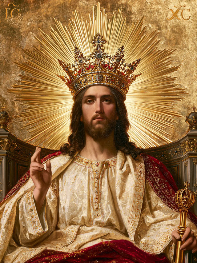 Jesus the King — The Halo of Golden Needles