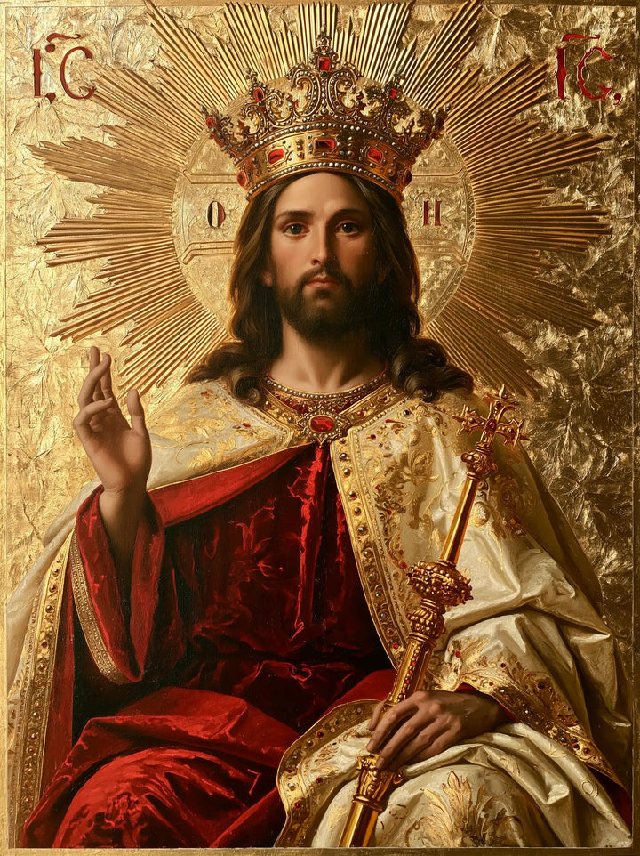 Jesus the King - Sacred Gold · Portrait n° 13
