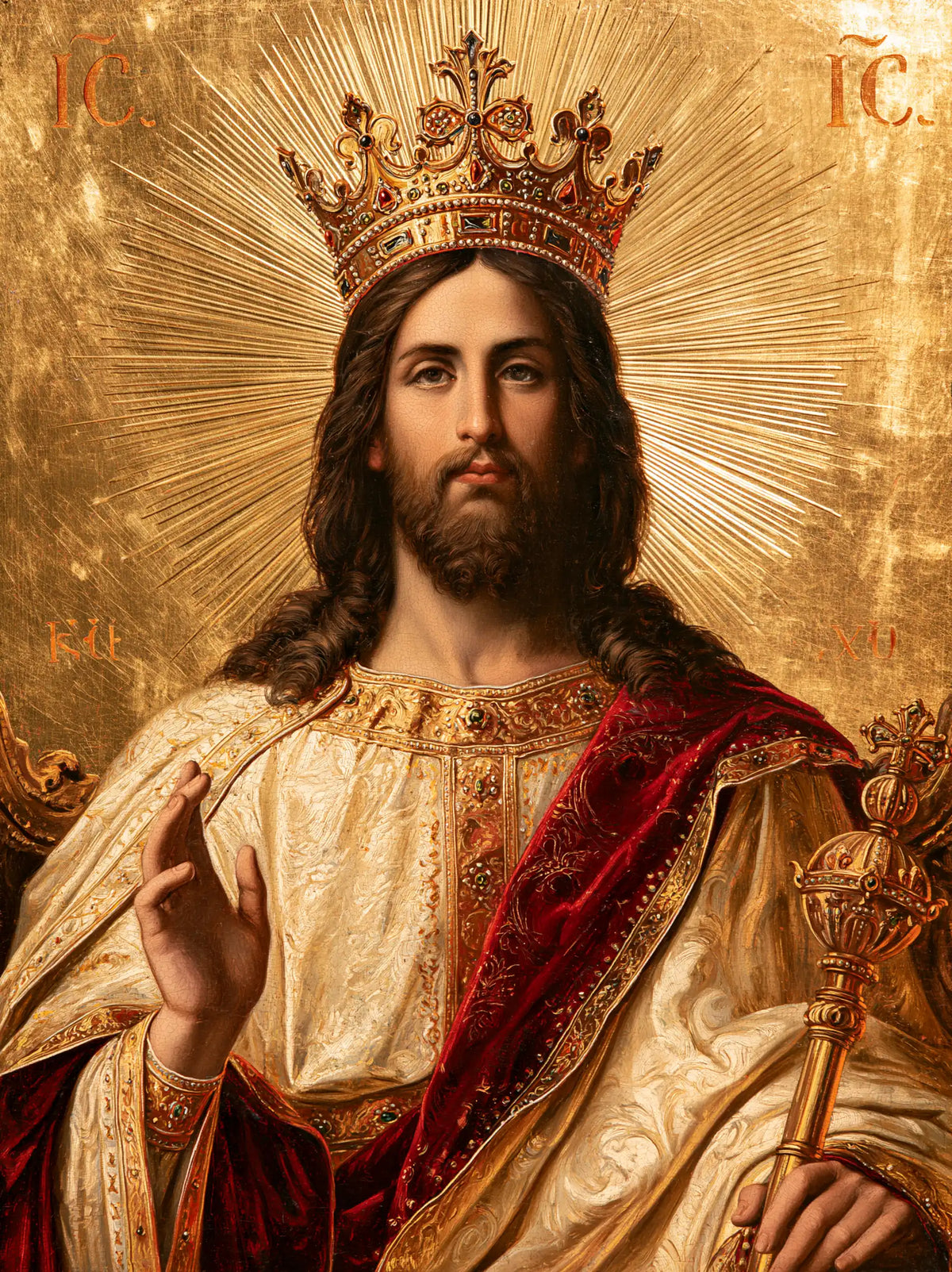 Jesus the King — The Crimson Cloth Upon the Shoulder